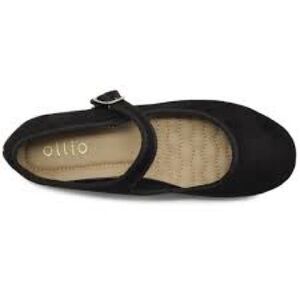 Ollio women’s faux casual mary Jane light ballet flats